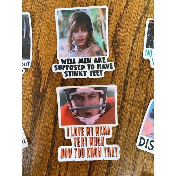 The Waterboy STICKER Bobby Boucher Inspired Set of 11 Stickers High Quality H2O - Picture 4 of 8